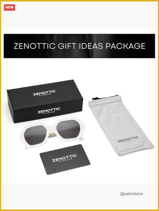 Trendy Polarized Sunglasses for Women: Designer Hexagon Sun Glasses with UV400 main image 4